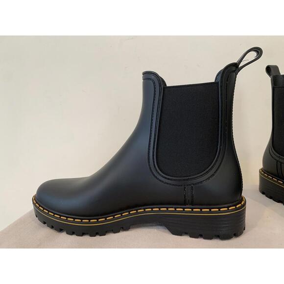 Igor Women's Soul Water Rain Rubber Black Boots Made in Spain Size 38 7.5 US - Picture 9 of 15